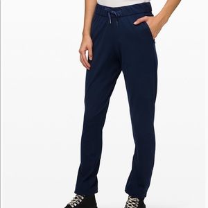 Navy Lululemon On the Fly Pant Full Length
